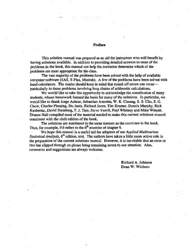 ﻿تحلیل آماری چند متغیره کاربردی - راهنمای راه حل های مدرس