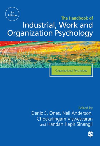﻿The SAGE Handbook of Industrial, Work & Organizational Psycholog,: جلد 2: روانشناسی سازمانی