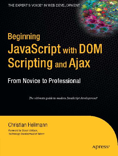 ﻿شروع جاوا اسکریپت با DOM Scripting و Ajax: از مبتدی تا حرفه ای