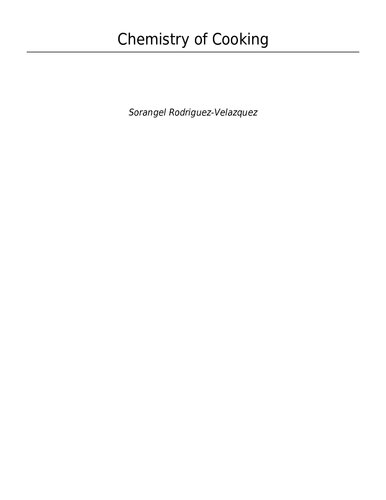 ﻿شیمی آشپزی