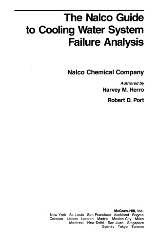 ﻿راهنمای NALCO برای تجزیه و تحلیل خرابی سیستم های آب خنک کننده