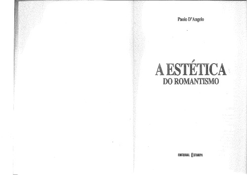 ﻿زیبایی شناسی رمانتیسم