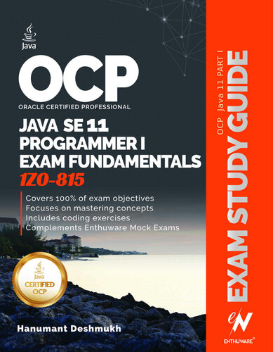 ﻿OCP Java SE 11 Programmer I Fundamentals: Exam 1Z0-815