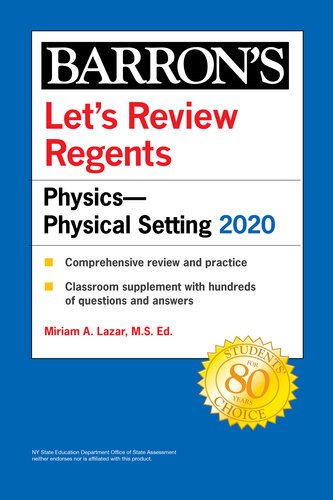 ﻿بیایید Regents: Physics—Physical Setting 2020 را مرور کنیم (Baron's Regents NY)