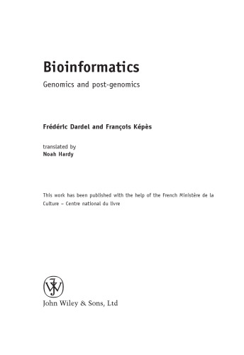 Bioinformatics: Genomics و Post-Genomics