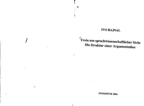 ﻿تروی از دیدگاه زبانی: ساختار یک استدلال