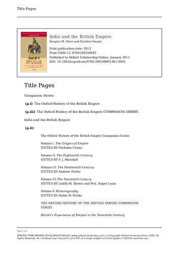 ﻿هند و امپراتوری بریتانیا