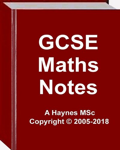 ﻿یادداشت های ریاضی GCSE