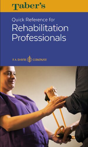 ﻿مرجع سریع Taber's® برای متخصصان توانبخشی