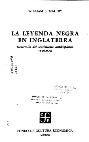 ﻿افسانه سیاه در انگلستان. توسعه احساسات ضد اسپانیایی 1558-1660