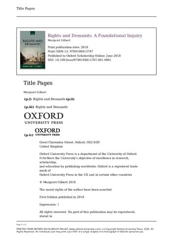 ﻿حقوق و مطالبات: یک تحقیق بنیادی