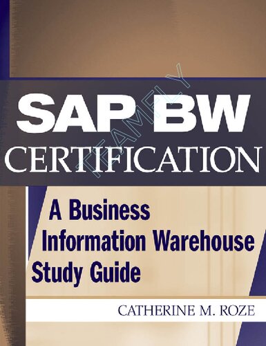 ﻿گواهینامه SAP BW: راهنمای مطالعه انبار اطلاعات کسب و کار