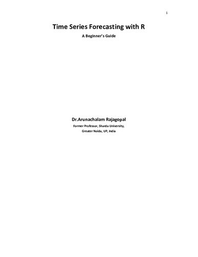 ﻿پیش بینی سری های زمانی با راهنمای مبتدی R A