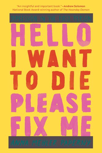 ﻿سلام من میخواهم بمیرم لطفا مرا اصلاح کنید: افسردگی در اول شخص