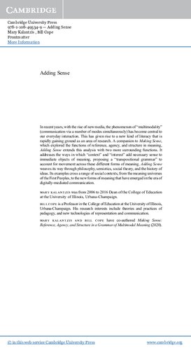 ﻿افزودن حس: زمینه و علاقه به دستور زبان معنای چندوجهی