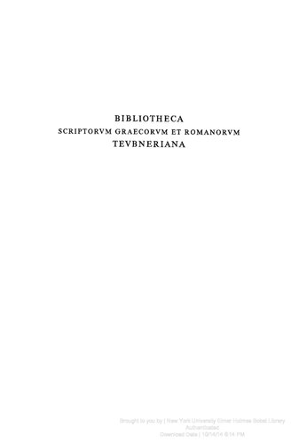 ﻿Porphyrii Philosophi fragmenta (Bibliotheca scriptorum Graecorum et Romanorum Teubneriana)