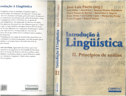 ﻿مقدمه ای بر زبان شناسی، دوم. اصول تحلیل