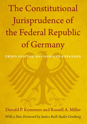 ﻿فقه قانون اساسی جمهوری فدرال آلمان: ویرایش سوم، تجدید نظر شده و توسعه یافته