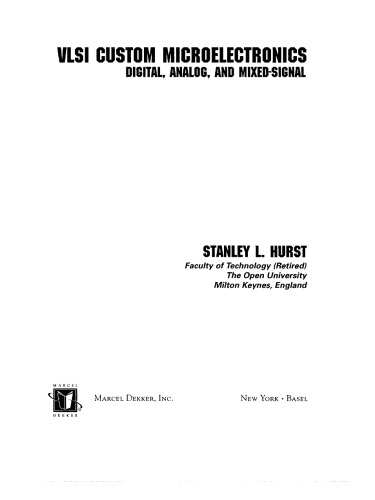 میکروالکترونیک سفارشی VLSI: دیجیتال: سیگنال آنالوگ و مختلط
