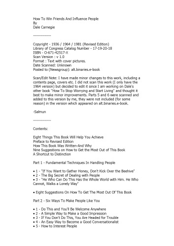 ﻿چگونه دوستان به دست آوریم و بر مردم تأثیر بگذاریم