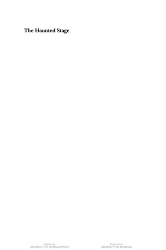 ﻿صحنه خالی از سکنه: تئاتر به عنوان ماشین حافظه