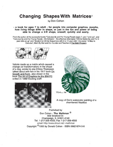 ﻿تغییر شکل ها با ماتریس ها