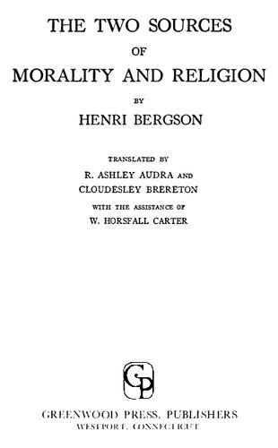 ﻿دو منبع اخلاق و دین.