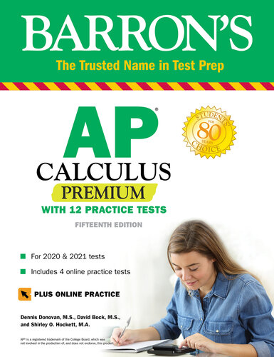﻿AP Calculus Premium: با 12 تست تمرینی (آمادگی آزمون بارون)