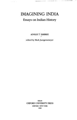 ﻿تصور هند: مقالاتی در مورد تاریخ هند