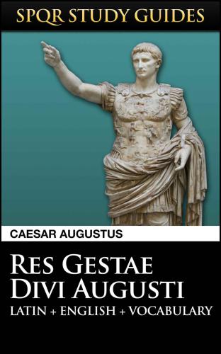 ﻿Augustus: Res Gestae Divi Augusti به لاتین + انگلیسی