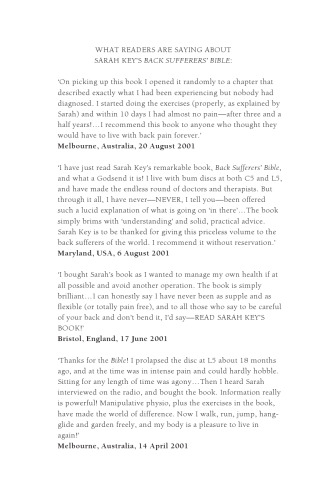 ﻿بازگشت به عمل: پاسخ های مستقیم به کمردرد و تسکین آن