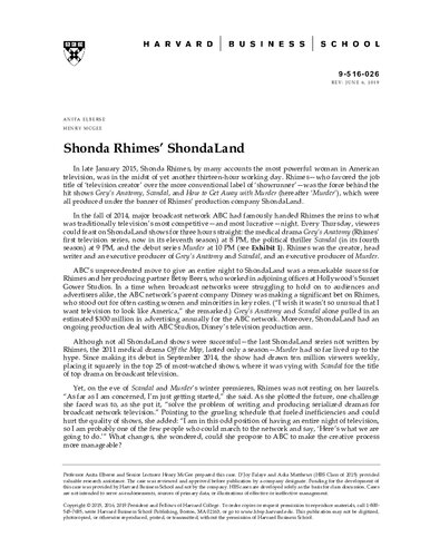 ﻿ShondaLand از Shonda Rhimes