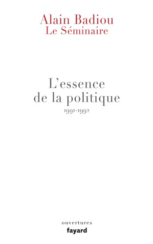 ﻿سمینار: جوهر سیاست (1991-1992)