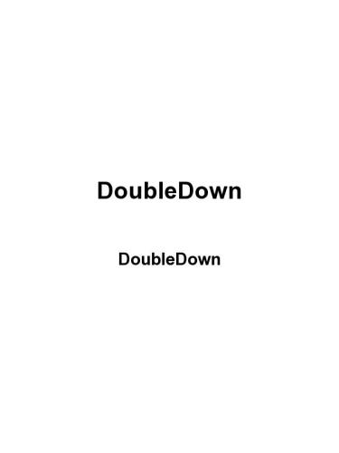 ﻿Double down: تأملاتی در مورد قمار و باخت