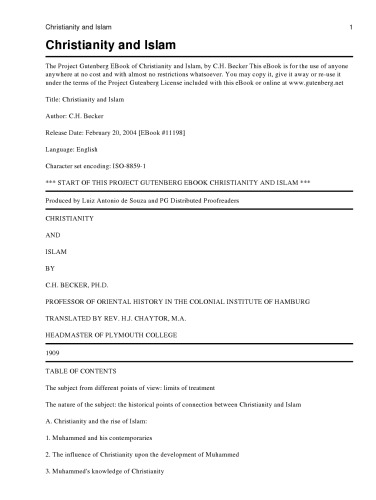 ﻿مسیحیت و اسلام