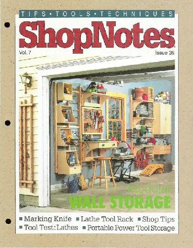 نجاری Shopnotes 039 - ذخیره سازی دیوار مدولار