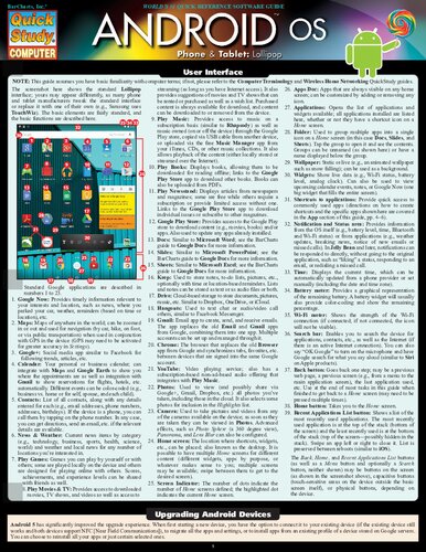 ﻿تلفن و تبلت Android Os 5.0 توسط Inc. BarCharts