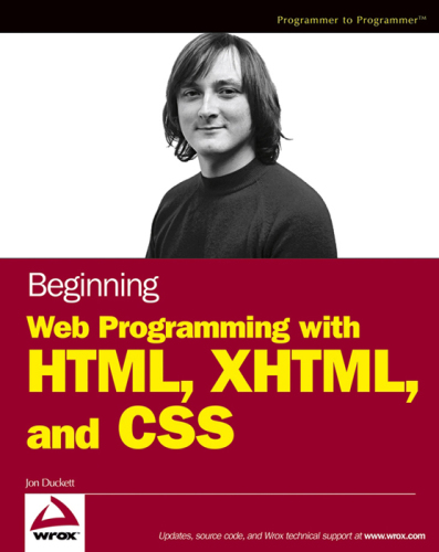 ﻿شروع برنامه نویسی وب با HTML، XHTML و CSS