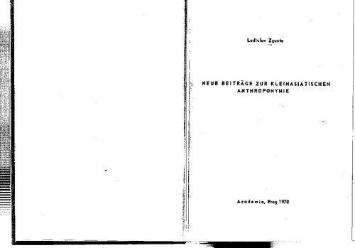 ﻿کمک‌های جدید به انسان‌شناسی آسیای صغیر