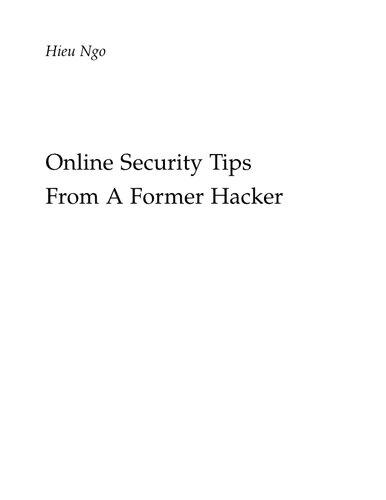 ﻿نکات امنیتی آنلاین از یک هکر سابق