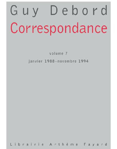 ﻿مکاتبه. پرواز. 7 ژانویه 1988 - نوامبر 1994