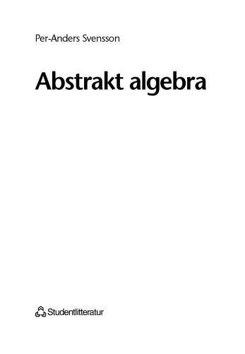 ﻿جبر انتزاعی