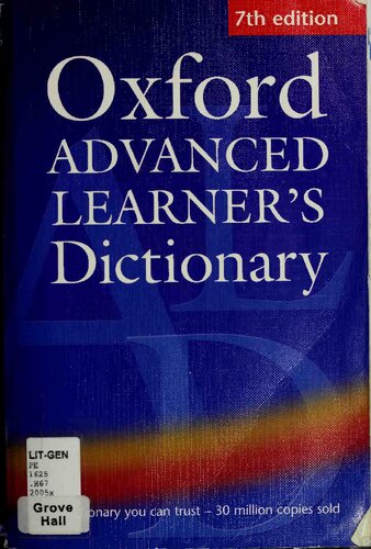 ﻿فرهنگ لغت Oxford Advanced Learner (فرهنگ لغت) (نسخه اسپانیایی)