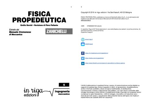 ﻿Physics Preliminary: Coedition Zanichelli editore - in riga (in riga educazione جلد 5) (نسخه ایتالیایی)