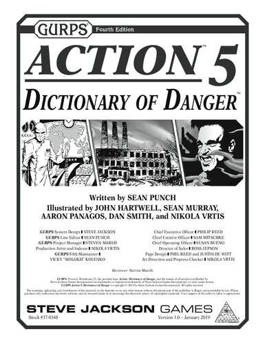 ﻿GURPS Action 5 - Dictionary of Danger