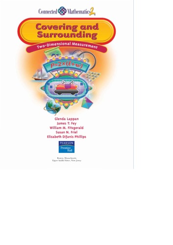 ﻿پوشش و اطراف: اندازه گیری دو بعدی: راهنمای معلم: ریاضیات متصل