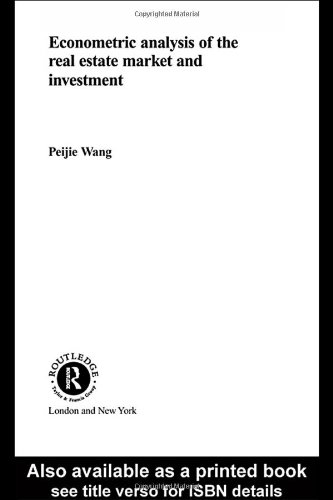 ﻿تحلیل اقتصاد سنجی بازار املاک و سرمایه گذاری