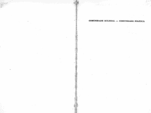 ﻿جامعه کلیسایی - جامعه سیاسی