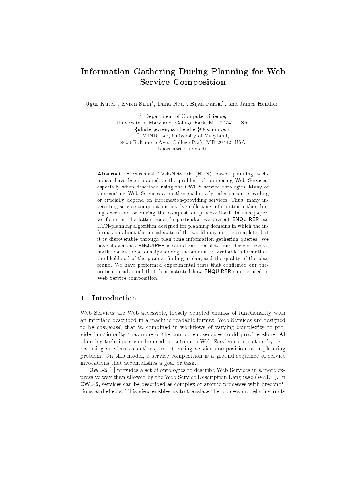 ﻿جمع آوری اطلاعات در طول برنامه ریزی برای ترکیب سرویس وب
