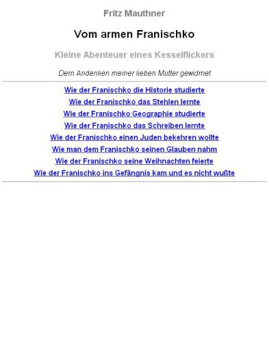 ﻿از فرانیشکو بیچاره